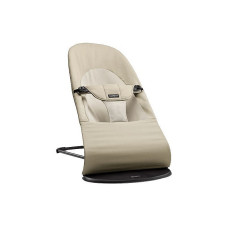 BABYBJORN Bouncer Balance Soft Cotton chair chaise, Khaki / beige 005026