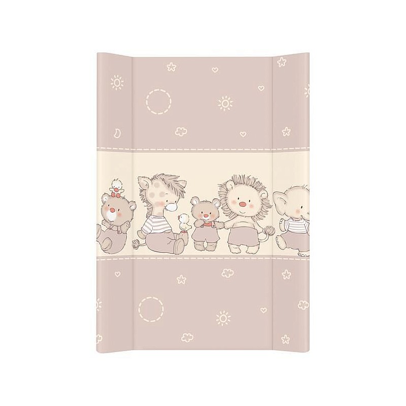 CEBABABY Swaddle surface with a soft basis 50x70cm DUCKLINGS BROWN W-102-050-230