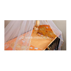 ANKRAS rim Crib Giraffe - Dots 180cm - orange