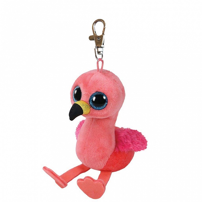 TY Beanie Boos Toy - keychain PINK FLAMINGO GILDA 8cm, TY35210