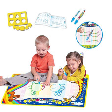 Water drawing mat with accessories