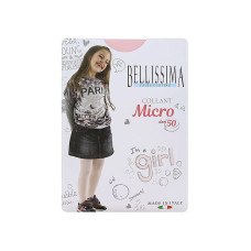 BELLISSIMA Tights for girls MICRO 50 rosa 4 - 116 cm