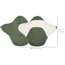 WALLABOO Coco konvert 90x75cm, green