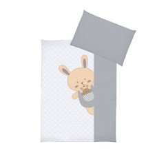 KLUPS Bed linen 2 piece Happy bunny 135X100sm, K068