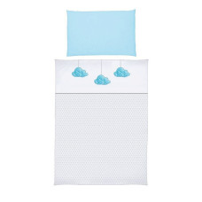 KLUPS Bed linen 2 piece BLUE CLOUDS 135X100sm, H248