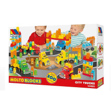 MOLTO designer CITY TRUCKS 200 elements - 16480