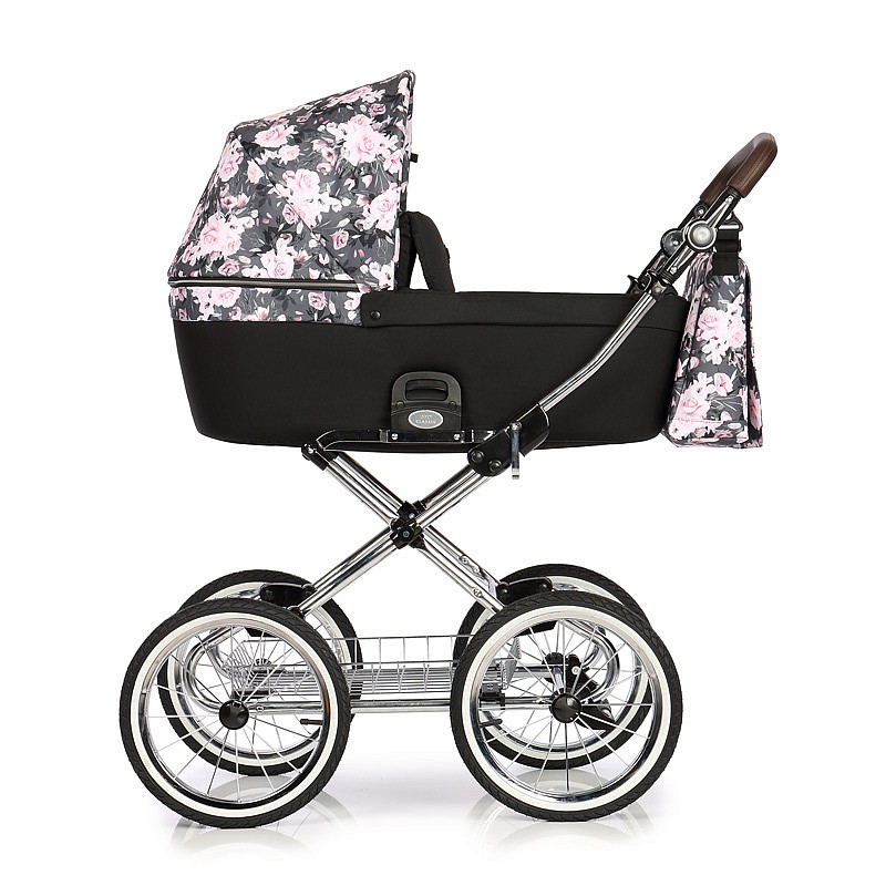 ROAN COSS Classic universal stroller 2in1, NIGHT FLOWERS