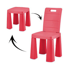 3TOYSM Childrens plastic chair, 4695 red SALE