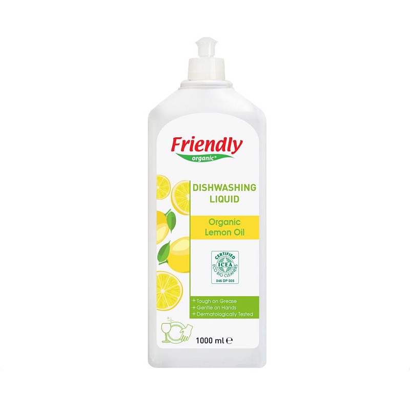 FRIENDLY ORGANIC Dishwashing Liquid (Lemon) 1000 ml FR1659