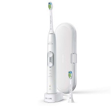 PHILIPS PROTECTIVECLEAN 6100 SONIC Electric Toothbrush (WHITE WITH SILVER) HX6877/34