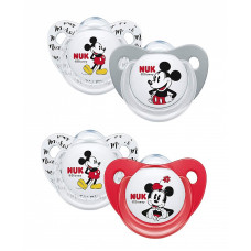 NUK Disney Mickey silicone pacifier 0-6m. 2pcs. SU28 10730041 PROMOTION