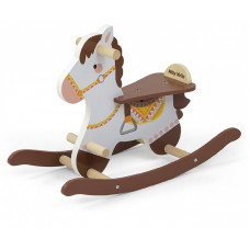 MILLY MALLY LUCKY Wooden rocking horse, 18 Brown