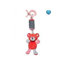 CANPOL BABIES hanging toy with bell 0m + 68/054 coral