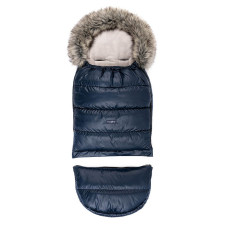 ZAFFIRO GROW UP sleeping bag Plush, pastel navy blue