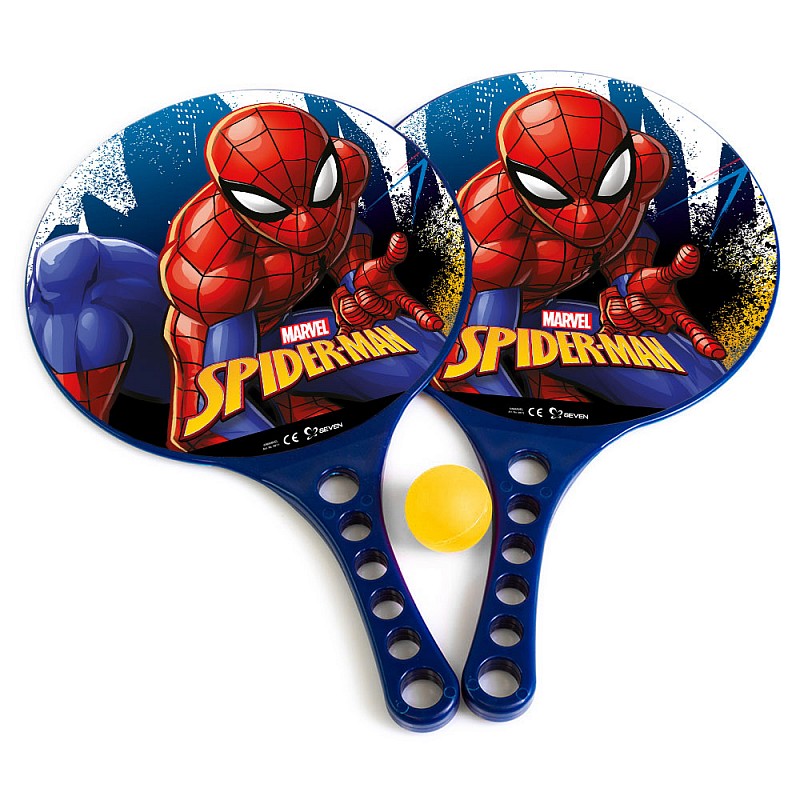 DISNEY BABY Paddles for playing the ball on the beach SPIDERMAN, 9815