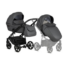 TUTIS VIVA 4 Leather multi-purpose pram 2in1, 087 SHADOW GREY