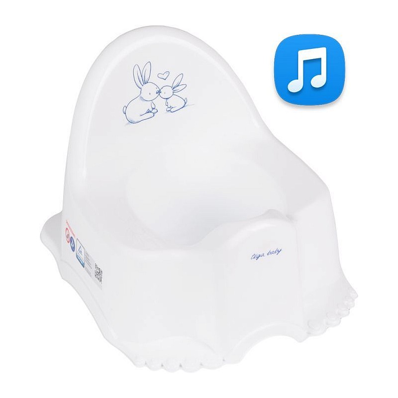 TEGA BABY RABBIT potty with music PO-059 white