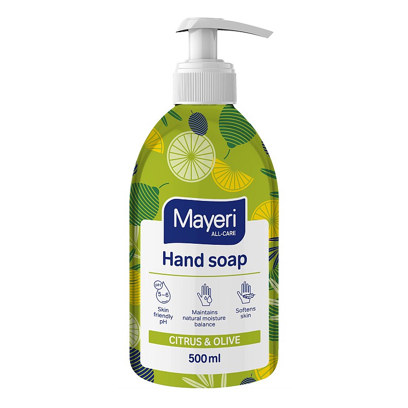 MAYERI All-Care liquid soap Citrus and olive 500ml (12/640) F621