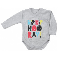 KOALA HIP-HIP body with long sleeves 62 size 08-460 grey