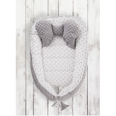 BELISIMA MINKY nest for the newborn SWEET BABY, P01-861 grey