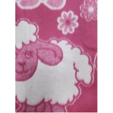 URGA cotton blanket 120x90cm, pink, SALE