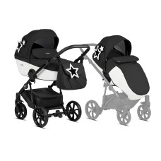 TUTIS VIVA 4 Star multi-purpose pram 2in1, 009 WHITE STAR