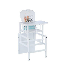 DREWEX ANTOS STARS highchair, silver / white