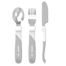 Twistshake Learn Cutlery 12+m White