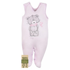 KOALA TOMMY sleeveless baby romper with feet 62 size 08-404 pink