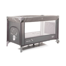 4BABY ROYAL bed for travel GREY