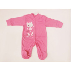 GAMEX romper with long sleeve 62 size dark pink