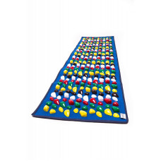 IGORA Rug with pebbles FOOT MAT 100x40cm, MS-1215 blue