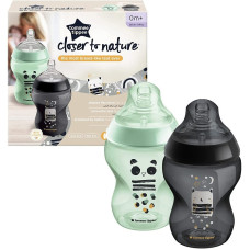 TOMMEE TIPPEE feeding bottle 260ml 2pcs., 42252102 colored