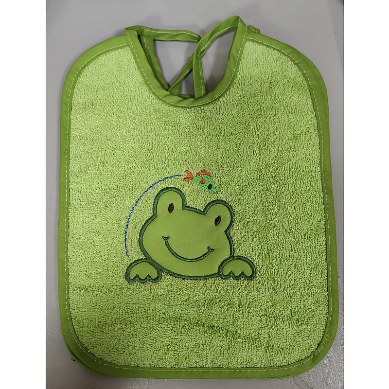 DUET BABY Bib 1 pcs. 045 (608451) FROG green