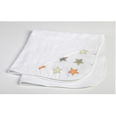 TROLL towel with hood 75x75cm Star ASC-STAB01-AS-WH