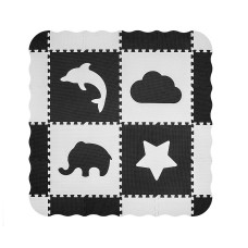 MILLY MALLY Foam playmat puzzle 148.5x148.5cm Jolly 2x2 - Grey