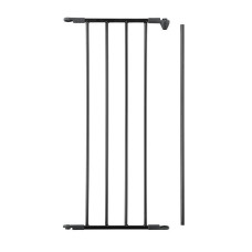 BABYDAN FLEX extension element for protecting the gate 33cm, Black