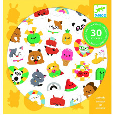 DJECO Stickers - Emoji 30pcs., DJ09266