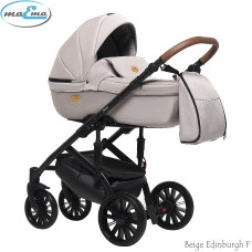 MAEMA JESS Fabrics Universal stroller 2in1, BEIGE EDINBURGH F