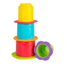 PLAYGRO Chewy Stack And Nest Cups 9M+ 187253