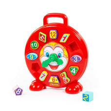 POLESIE Clown Clock shape sorter P 62741