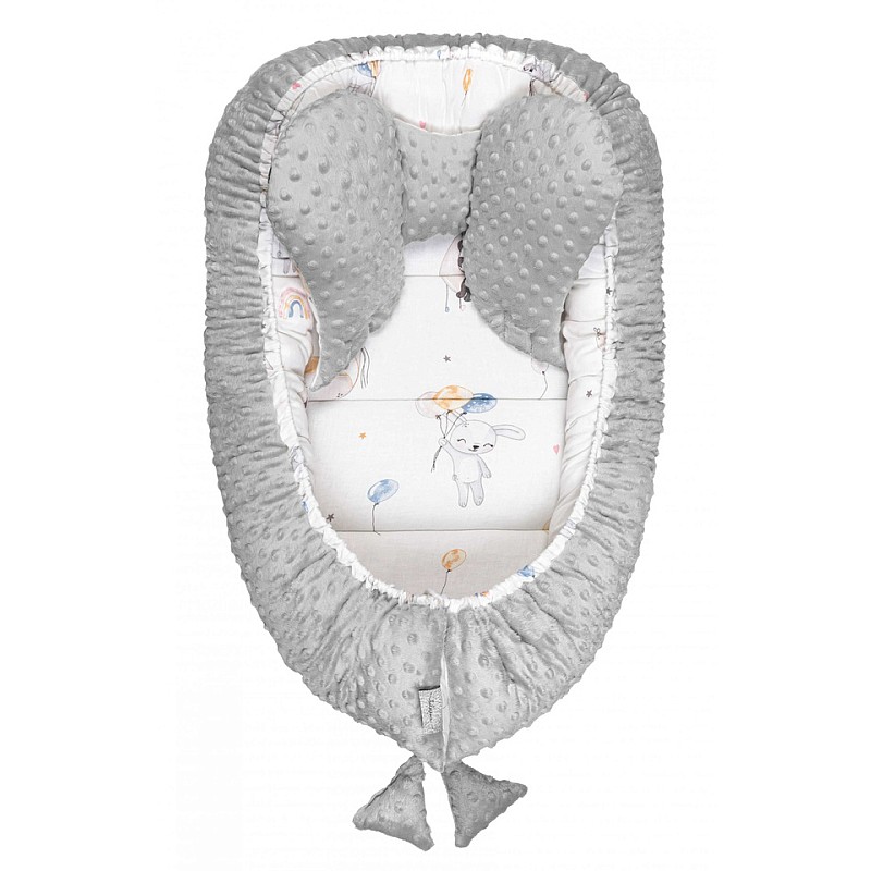 BELISIMA MINKY BOBO nest for the newborn, P02-0822 grey SALE