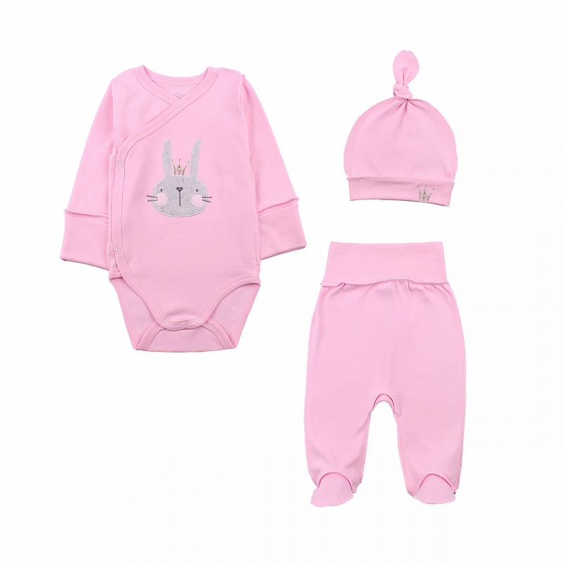 FLAMINGO baby clothes set 3D 439-212, 62 size pink