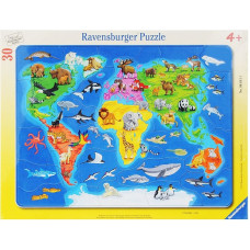 Ravensburger Frame Puzzle Animals of the World 30pcs 4+, R06641