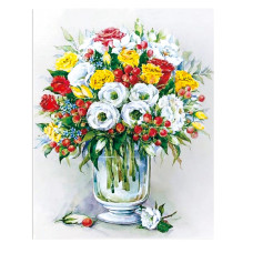 TSVETNOY Diamond painting 40x50cm Bouquet with red berries, LG148e