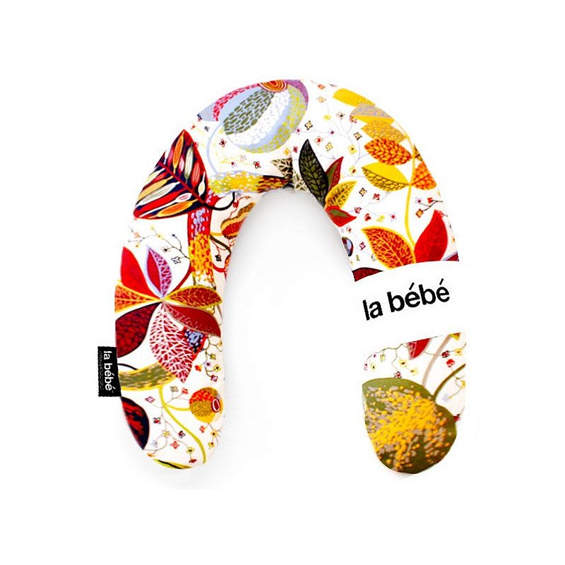 LA BEBE Rich Cotton Horseshoe Red leaf fall 30x175sm 78636