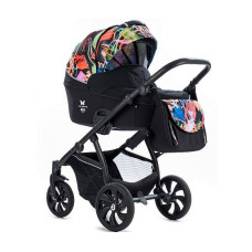 TUTIS AERO Kuzminskaitė Edition universal stroller 3in1, 119 Black Painting