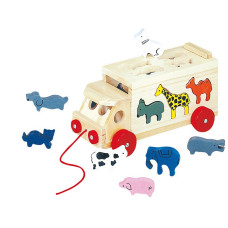 BINO Animal shape wagon 18m+ 84068