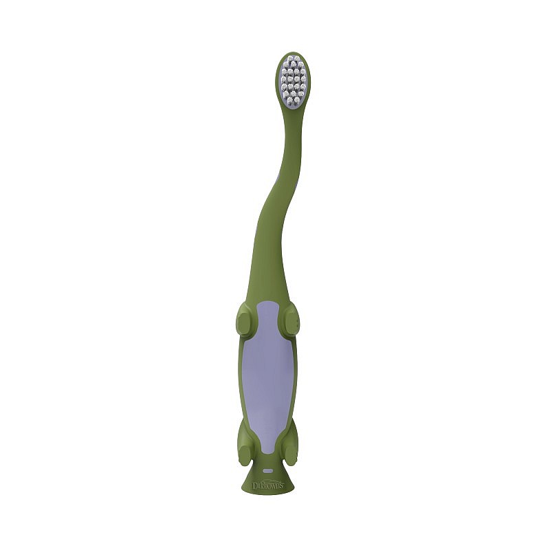 DR.BROWNS Dinosaur Toddler Toothbrush, 1-Pack