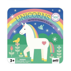 PETIT COLLAGE On-the-go Magnetic Play Set Unicorns PTC535